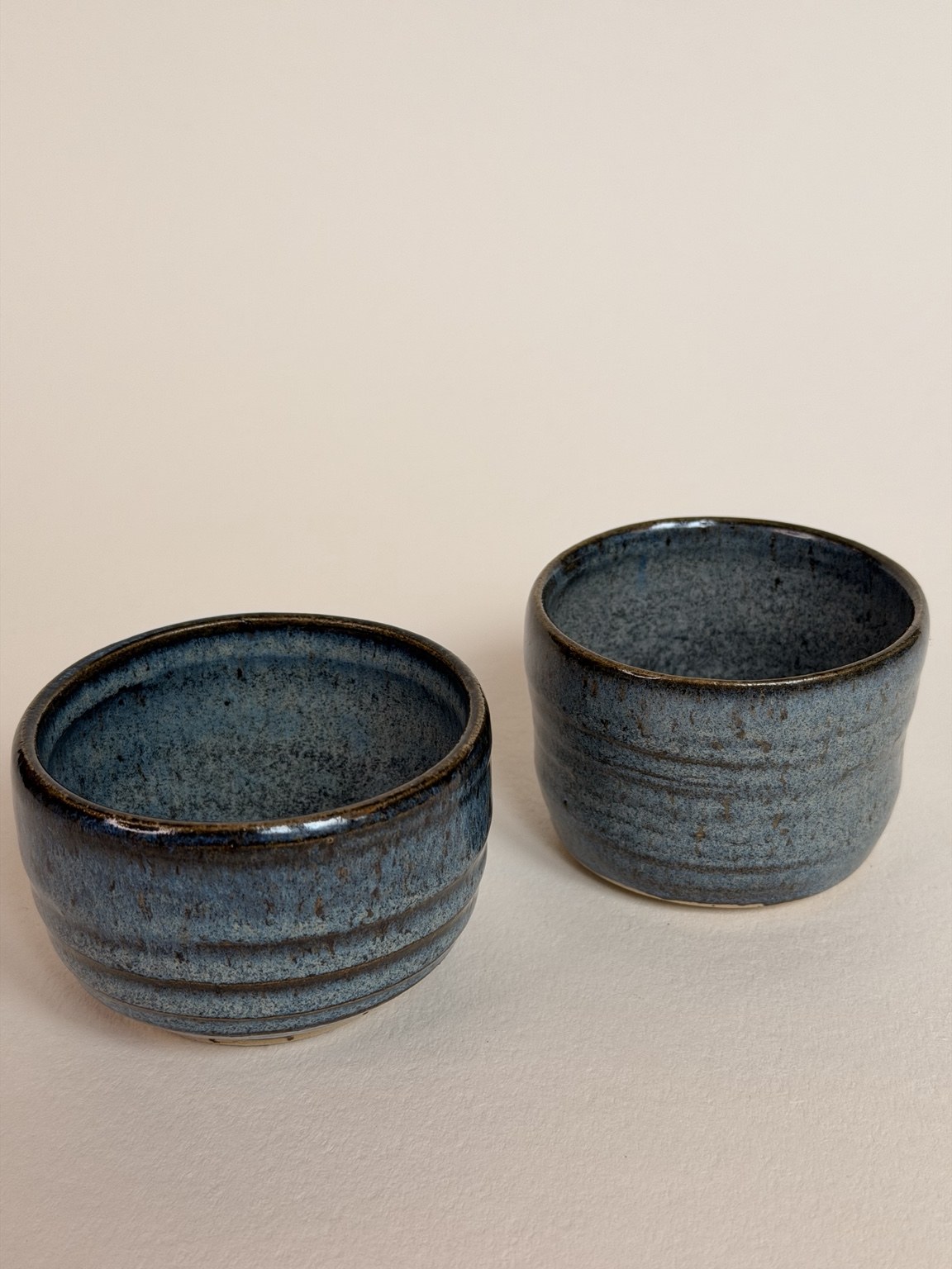 Blue Cup Pair