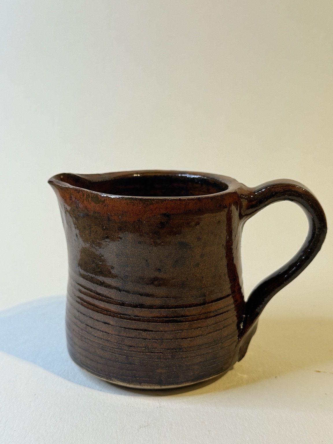 Dark Ribbed Jug