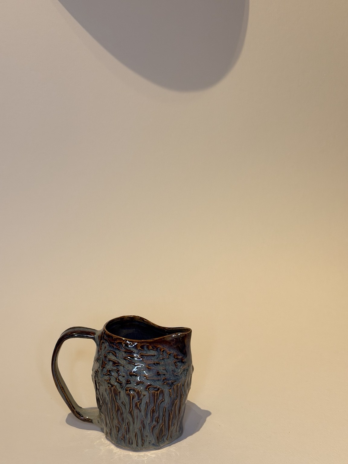 Textured Dark Jug
